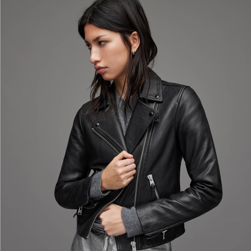Allsaints Dalby Leather Biker Jacket